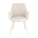 Essstuhl mit Armlehne Cora Beige/Beige - ZEN ZONE Furniture