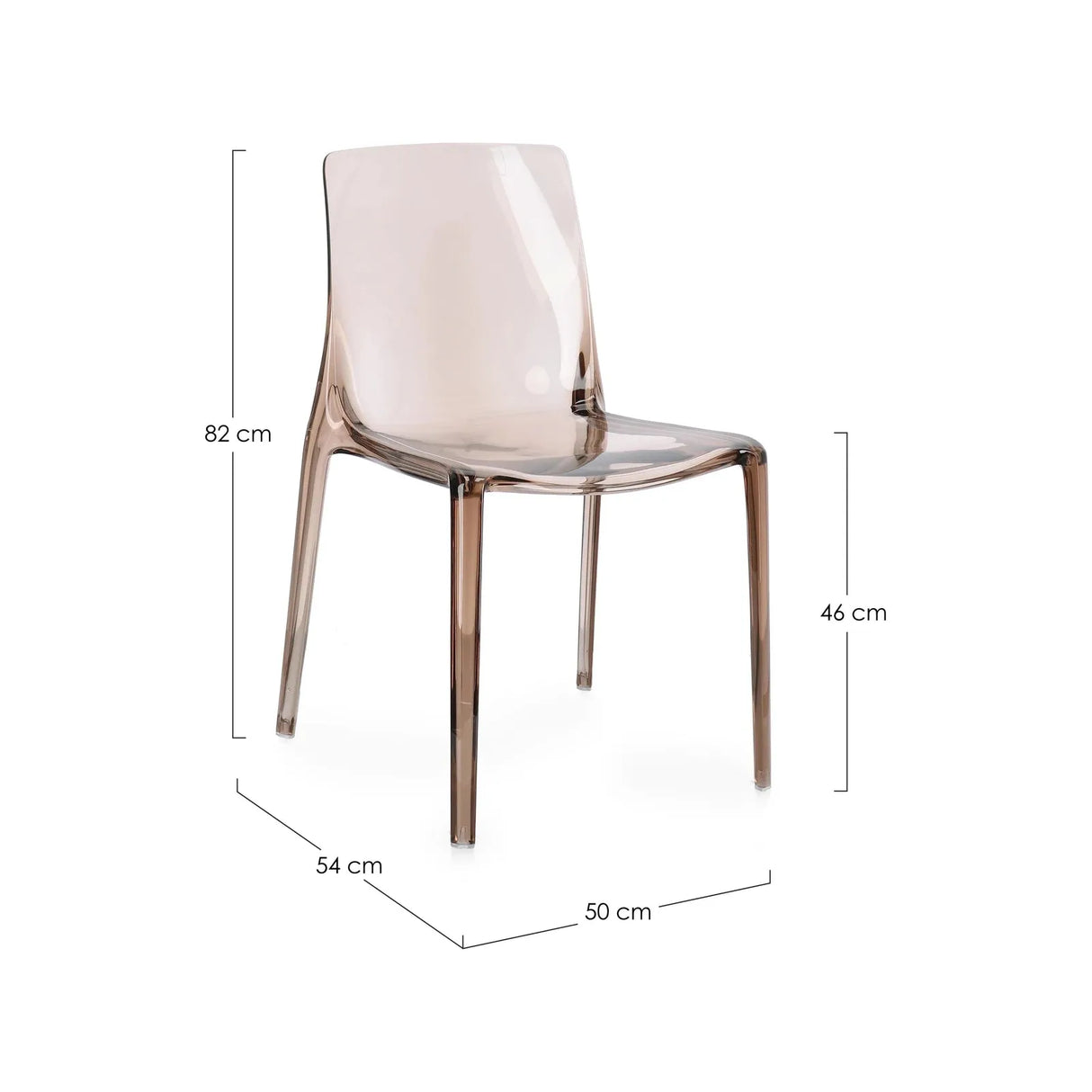 Adele Stuhl Kaffee - ZEN ZONE Furniture