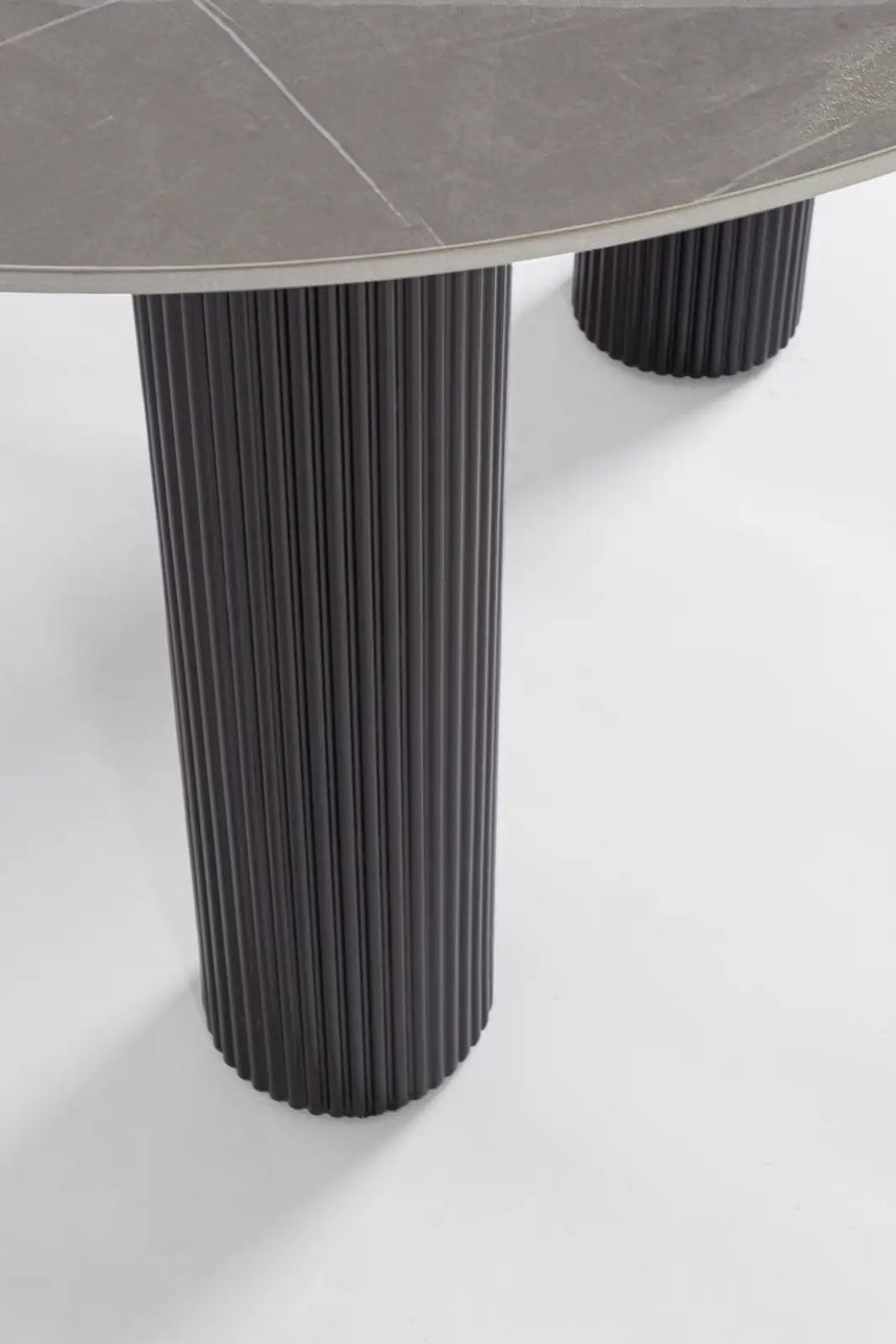 Tisch Bamira Schwarz 120x120 cm - ZEN ZONE Furniture
