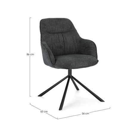 Grant Sessel Dark - ZEN ZONE Furniture