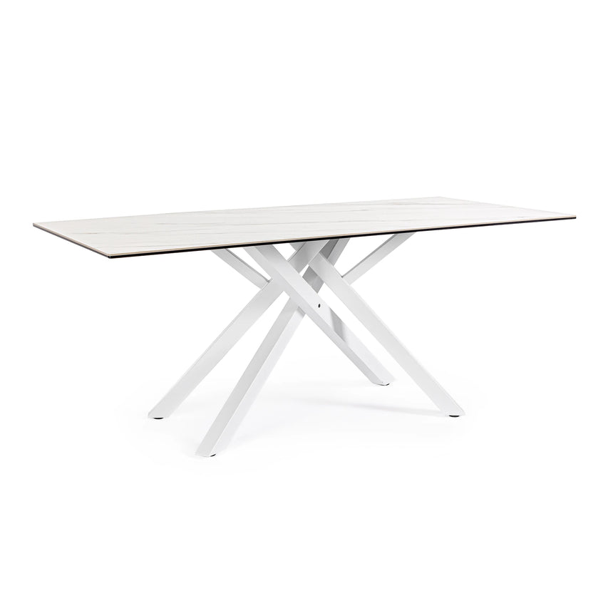 Esstisch Weiß 180x90cm Sean - ZEN ZONE Furniture