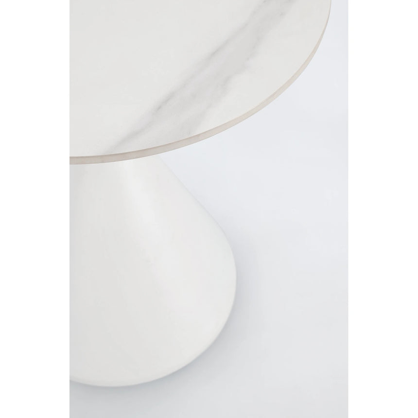 Couchtisch rund 50x50 Weiß Joona - ZEN ZONE Furniture