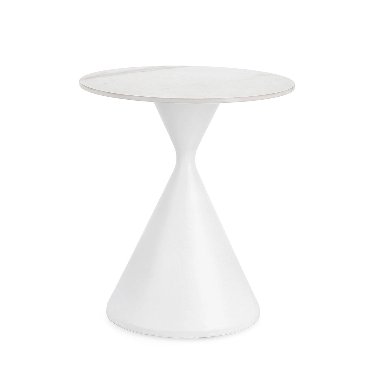 Couchtisch rund 50x50 Weiß Joona - ZEN ZONE Furniture
