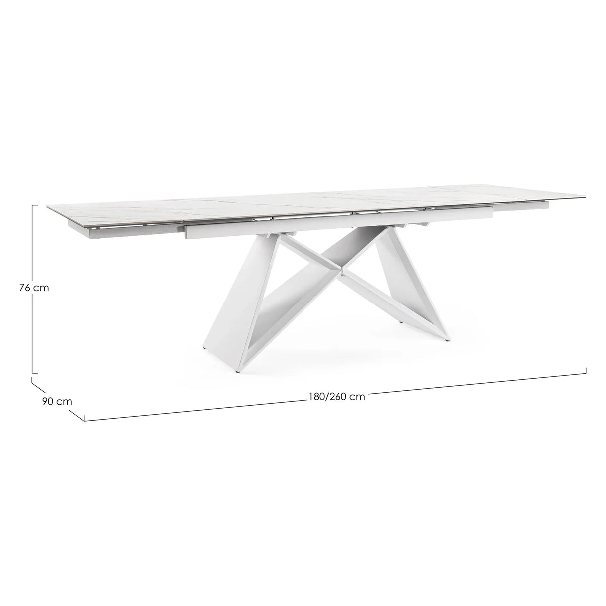 Aliisa Ausziehbarer Tisch 180–260 x 90 cm - ZEN ZONE Furniture