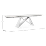 Aliisa Ausziehbarer Tisch 180–260 x 90 cm - ZEN ZONE Furniture