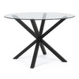 Esstisch Rund Schwarze Beine 114cm May - ZEN ZONE Furniture
