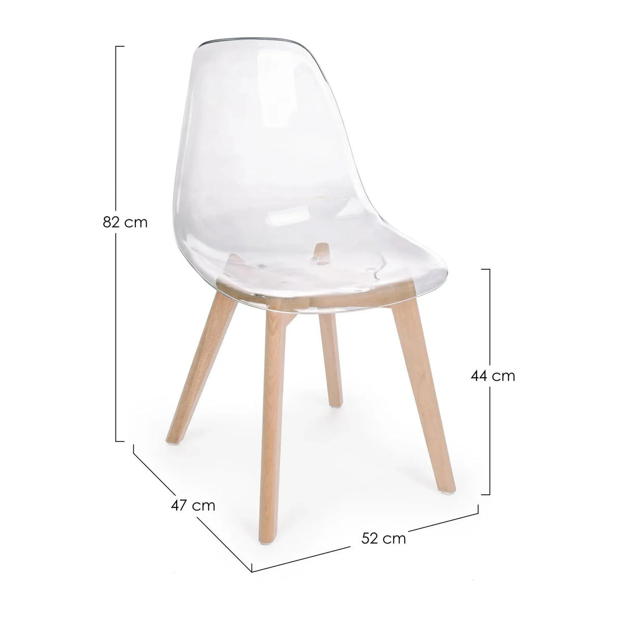 Transparenter Stuhl Einfach - ZEN ZONE Furniture