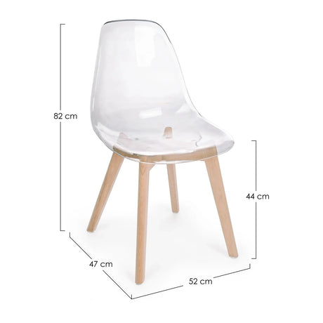 Transparenter Stuhl Einfach - ZEN ZONE Furniture