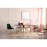 Frottee Stuhl Samt Dunkelgrau - ZEN ZONE Furniture