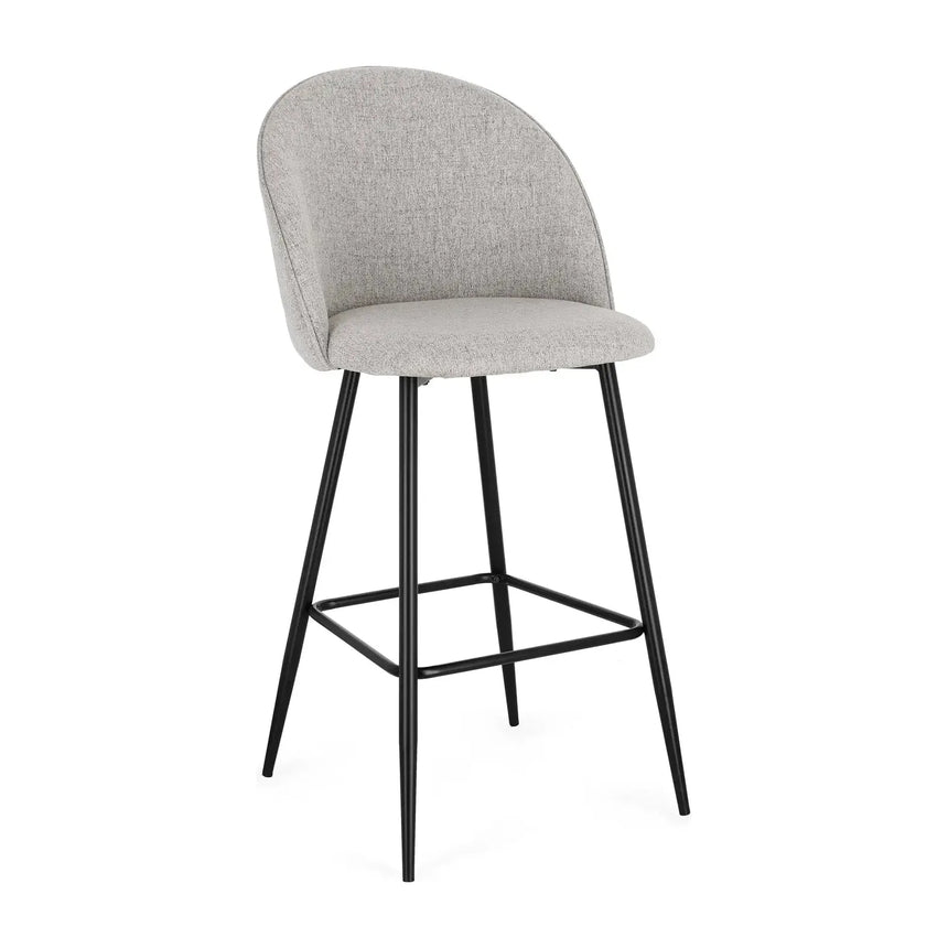 Barhocker New Tanya Aschgrau - ZEN ZONE Furniture