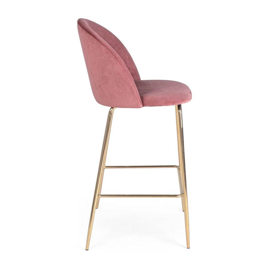 Carry Blush Samtbarhocker - ZEN ZONE Furniture