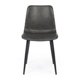 Essstuhl Kyra PU Anthrazit Vintage - ZEN ZONE Furniture
