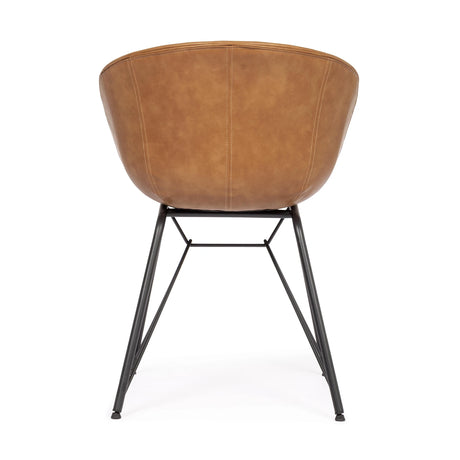 Essstuhl Warhol PU Leder Vintage - ZEN ZONE Furniture