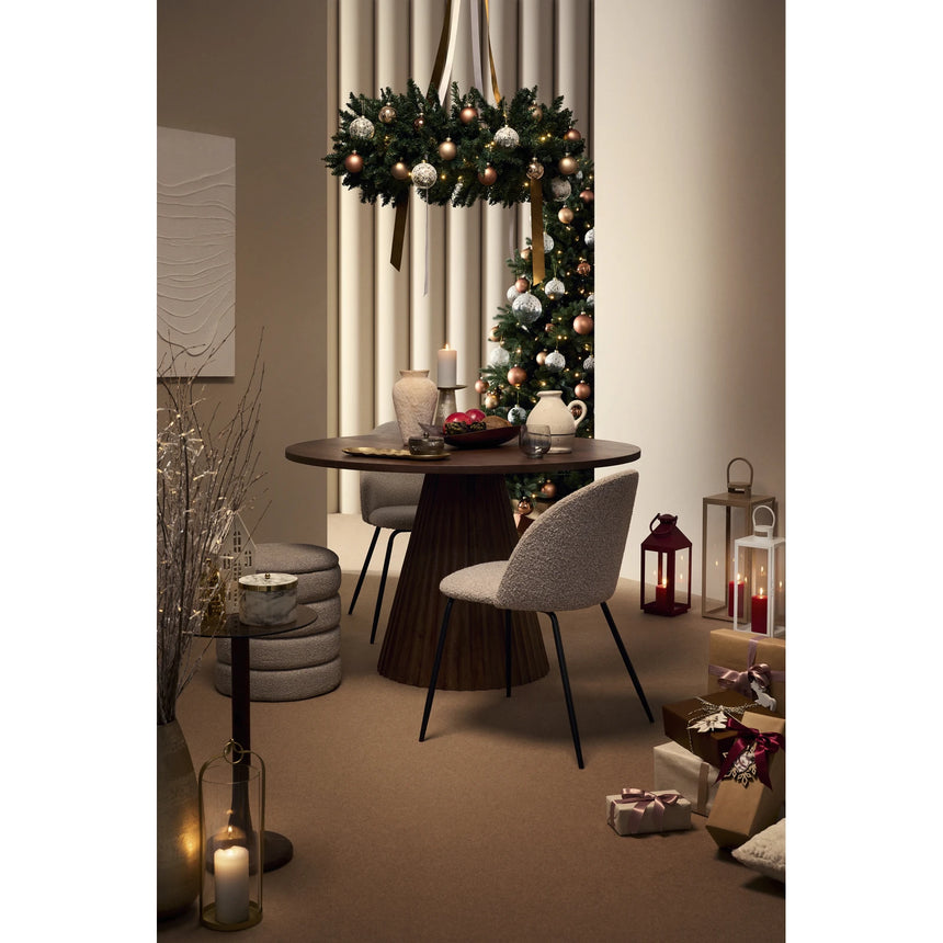 Essstuhl Tanya Schwarz/Nerz - ZEN ZONE Furniture