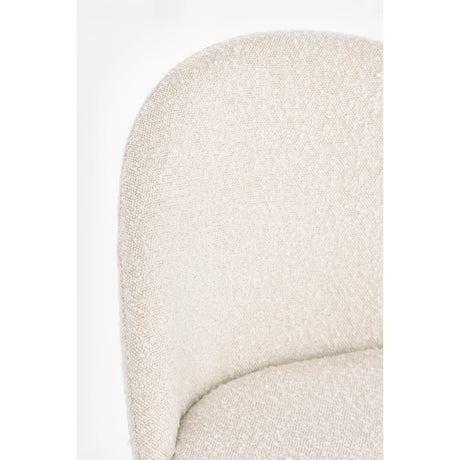 Essstuhl Tanya Schwarz/Elfenbein - ZEN ZONE Furniture