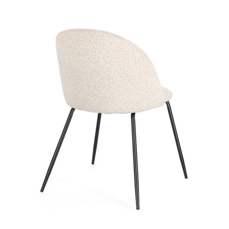 Essstuhl Tanya Schwarz/Elfenbein - ZEN ZONE Furniture