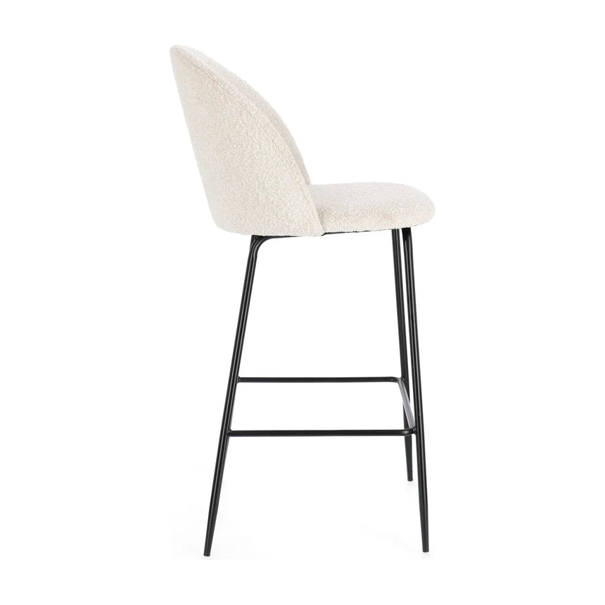 Barhocker in Schwarz und Elfenbein Tragen - ZEN ZONE Furniture