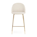 Barhocker in Gold und Elfenbeinoptik Tragen - ZEN ZONE Furniture