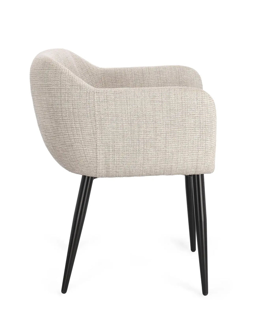 Stuhl mit Armlehnen Kati Perlweiß - ZEN ZONE Furniture