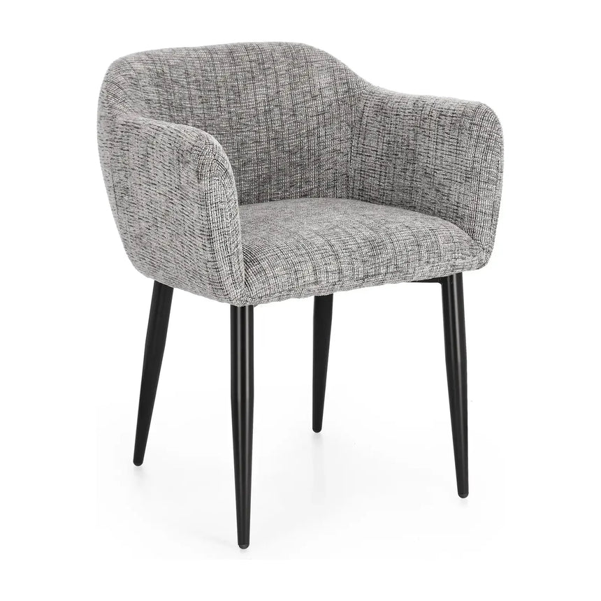 Stuhl mit Armlehnen Kati Grau - ZEN ZONE Furniture