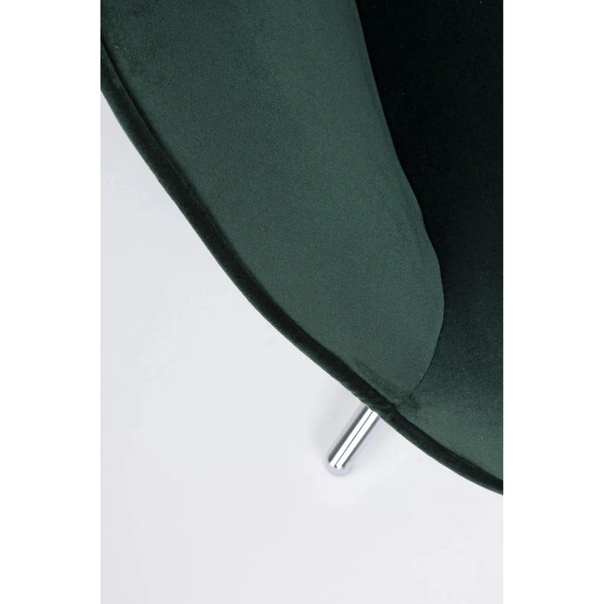 Farida Sessel Samt Grün - ZEN ZONE Furniture