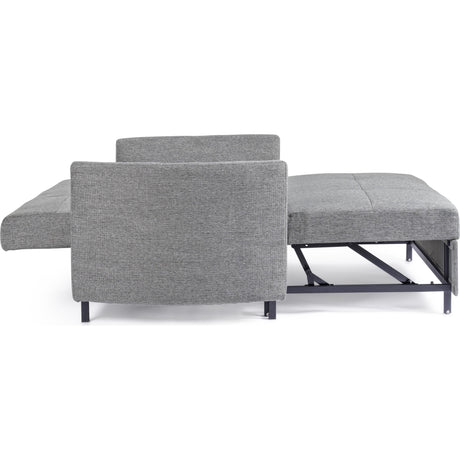 Bettsofa Clayton mit Kissen Schwarz-Grau - ZEN ZONE