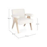 Faiza Sessel Elfenbein - ZEN ZONE Furniture