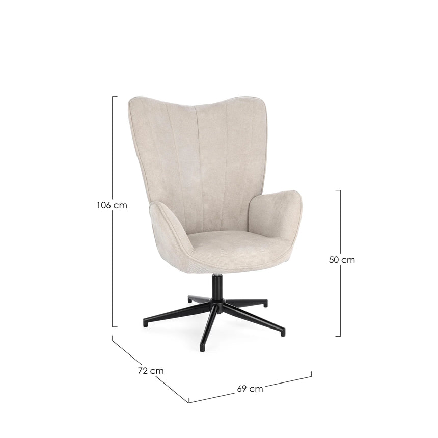 Sessel Inas Beige - ZEN ZONE Furniture