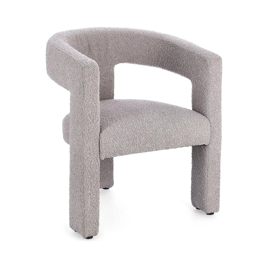 Arabella Stuhl Grau Pearl mit Armlehnen - ZEN ZONE Furniture