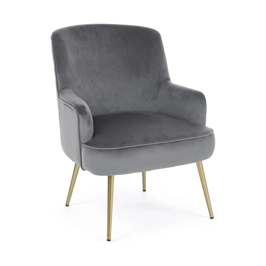 Clelia Sessel Grau - ZEN ZONE Furniture