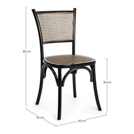 Carrel Stuhl Schwarz - ZEN ZONE Furniture