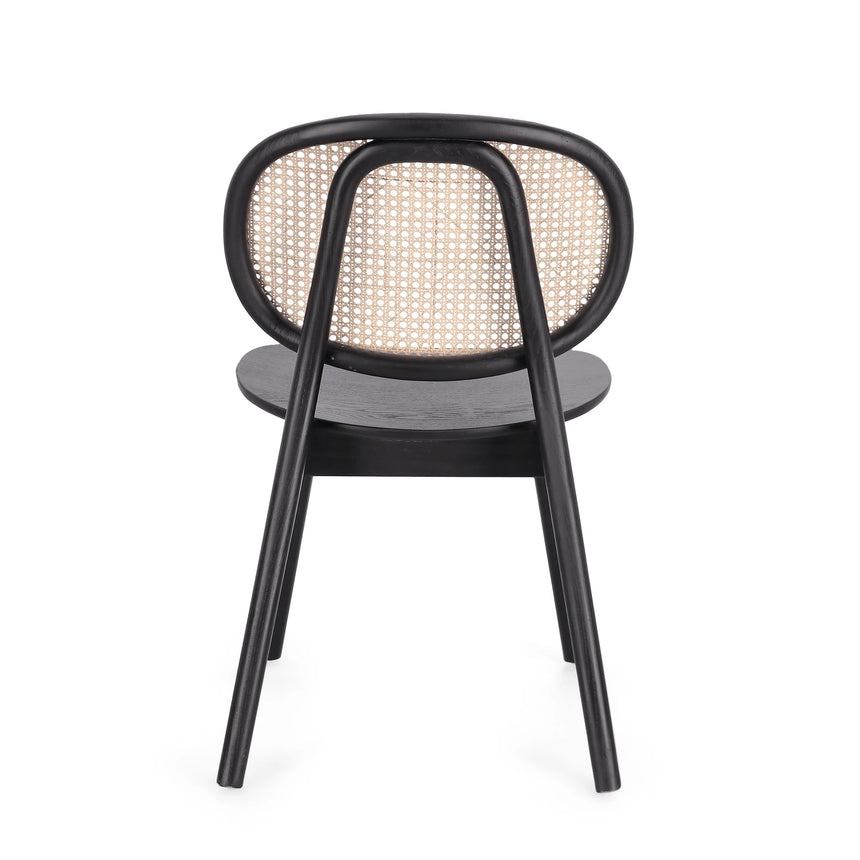 Essstuhl Adolis Schwarz - ZEN ZONE Furniture