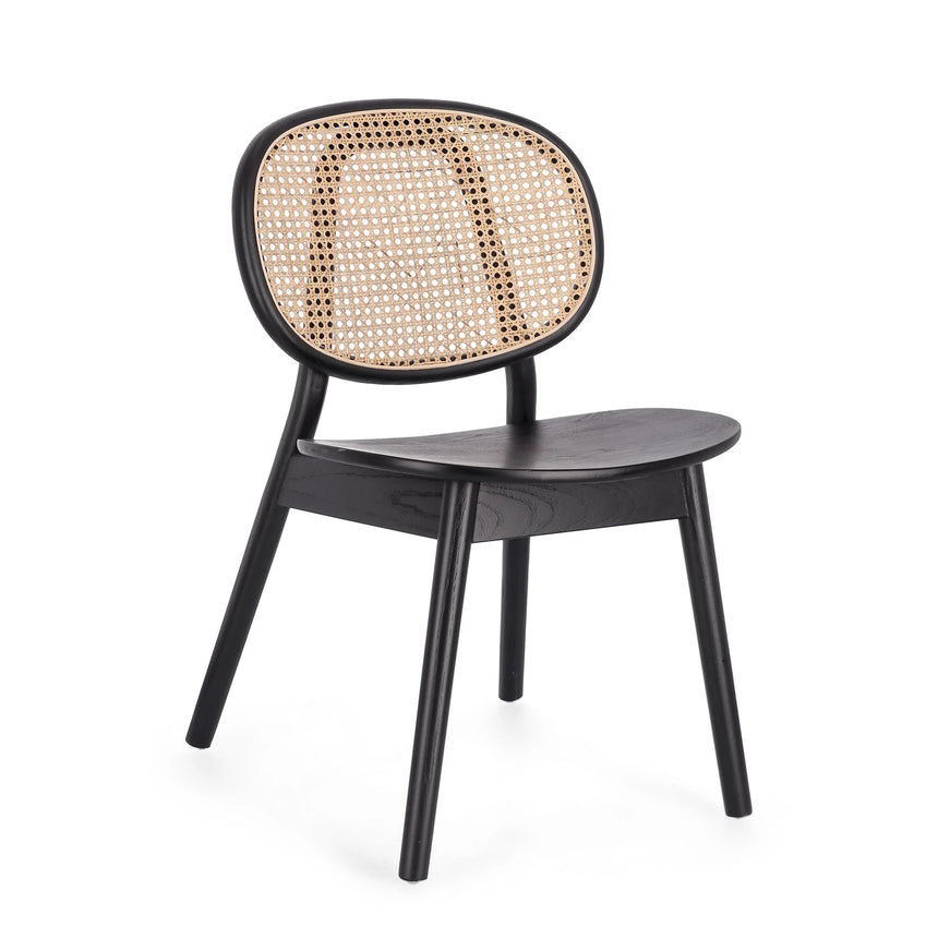 Essstuhl Adolis Schwarz - ZEN ZONE Furniture