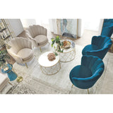 Giliola Sessel Blau - ZEN ZONE Furniture
