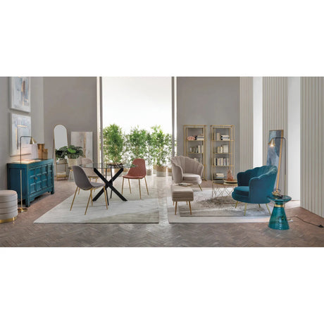 Giliola Sessel Blau - ZEN ZONE Furniture