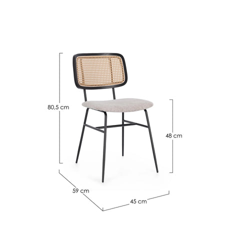 Essstuhl Glenna Natürlich - ZEN ZONE Furniture