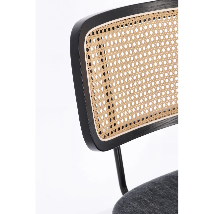 Essstuhl Glenna Dunkelgrau - ZEN ZONE Furniture