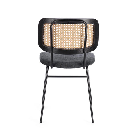 Essstuhl Glenna Dunkelgrau - ZEN ZONE Furniture