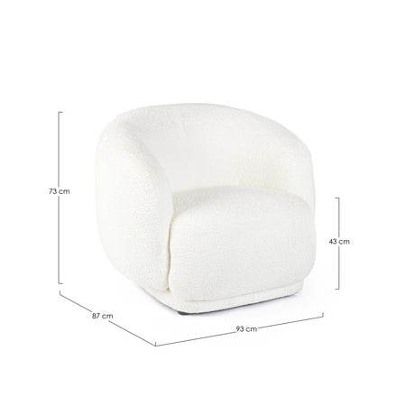 Sessel Tecla Weiß - ZEN ZONE Furniture