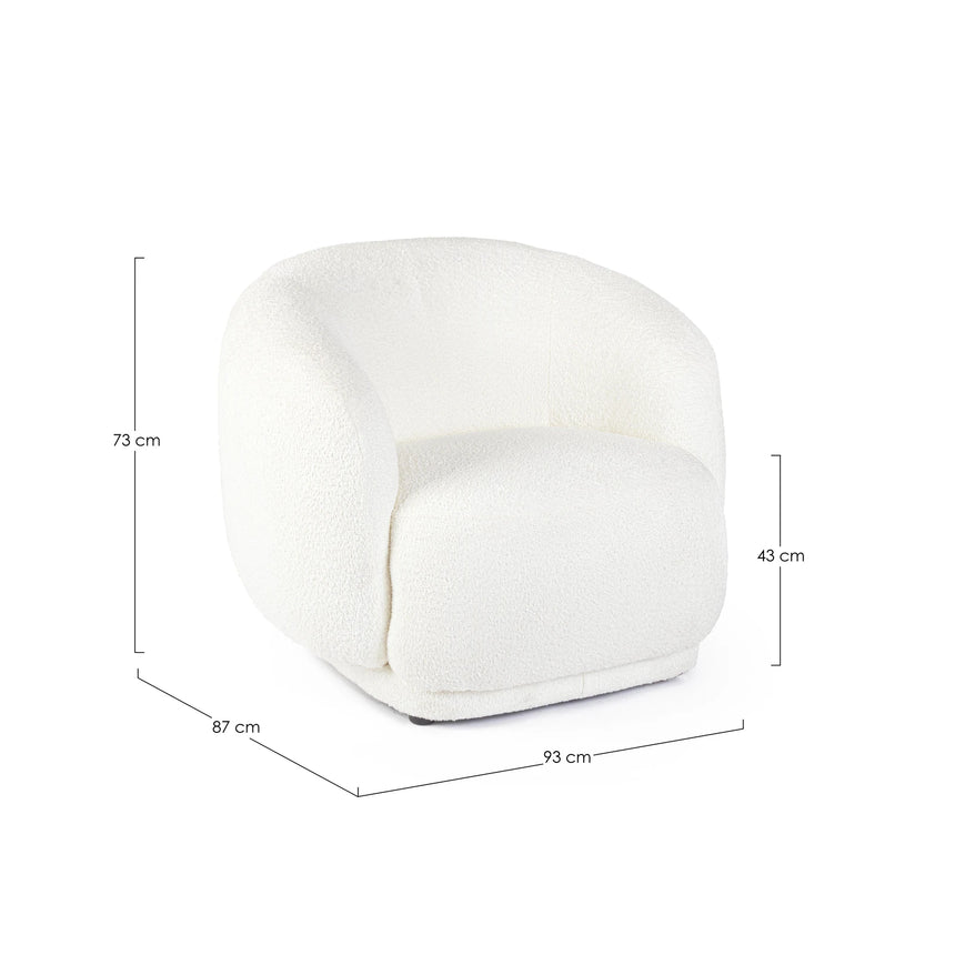 Sessel Tecla Weiß - ZEN ZONE Furniture