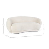 Sofa 2-Sitzer Tecla Natur - ZEN ZONE Furniture