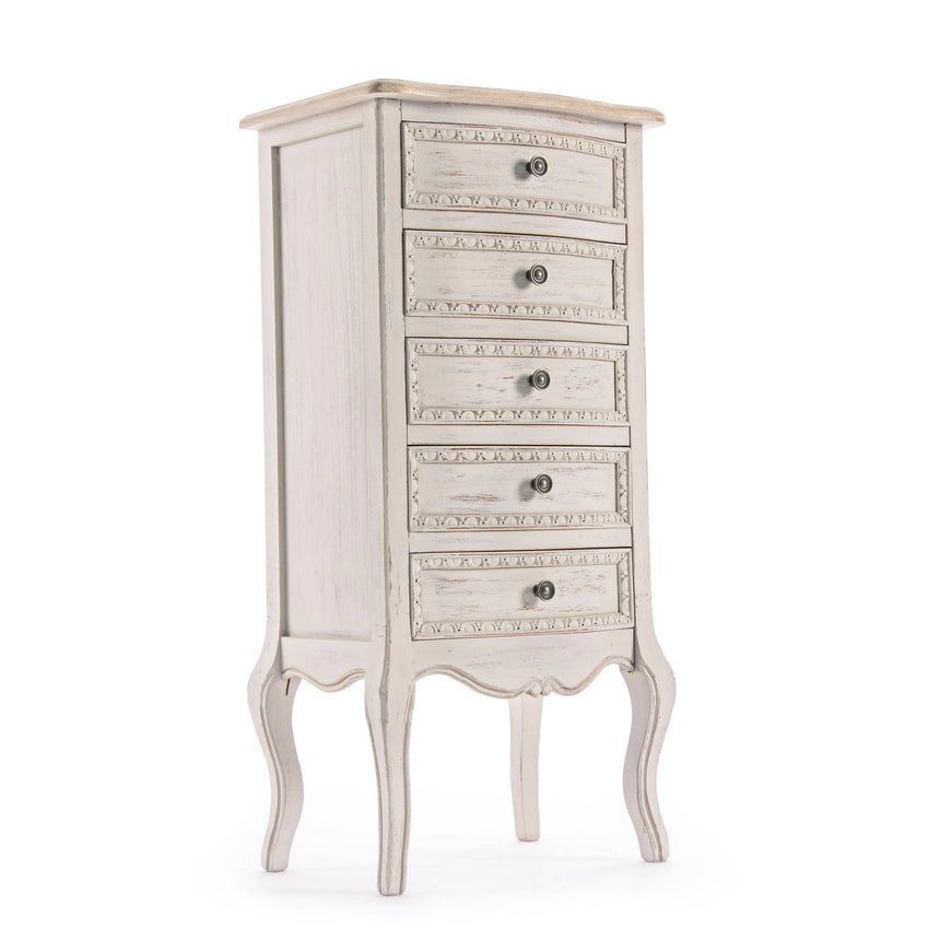 Kommode aus Holz mit 5 Schubladen Clarisse - ZEN ZONE Furniture