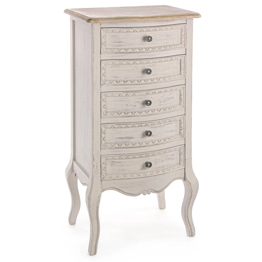 Kommode aus Holz mit 5 Schubladen Clarisse - ZEN ZONE Furniture