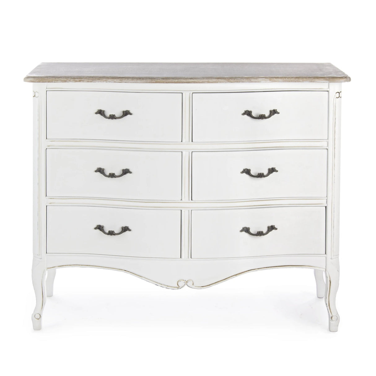 Kommode aus Holz mit 6 Schubladen Justine - ZEN ZONE Furniture