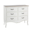 Kommode aus Holz mit 6 Schubladen Justine - ZEN ZONE Furniture