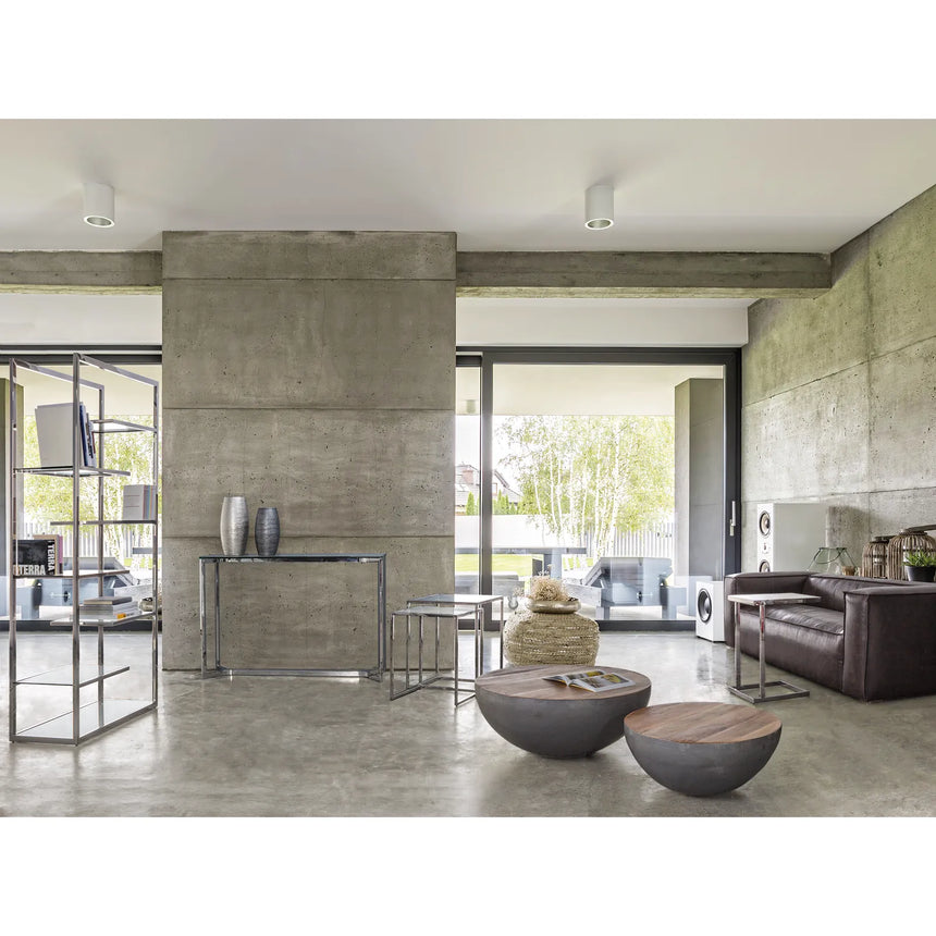 Couchtisch rund 70x70 Grau Lancaster - ZEN ZONE Furniture