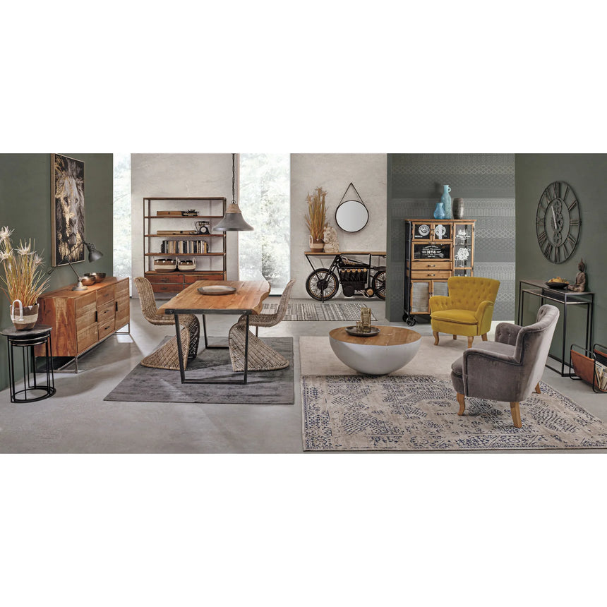 Couchtisch rund 90x90 Weiß Lancaster - ZEN ZONE Furniture