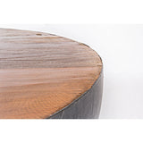 Couchtisch rund 90x90 Grau Lancaster - ZEN ZONE Furniture
