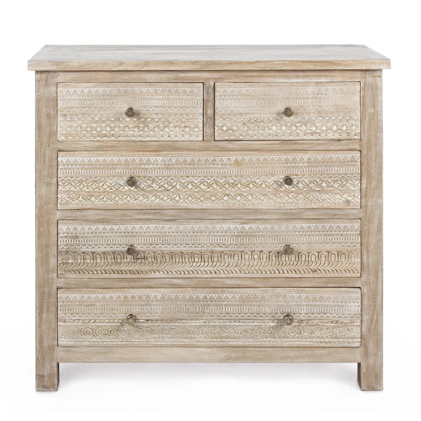 Kommode mit 5 Schubladen Mayra - ZEN ZONE Furniture