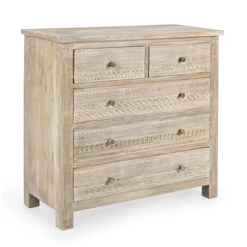 Kommode mit 5 Schubladen Mayra - ZEN ZONE Furniture